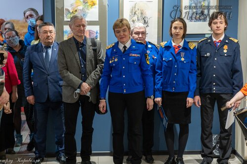 Открытие выставки работ  художника-иллюстратора Евгении Ивановны Стерлиговой _DSC7932